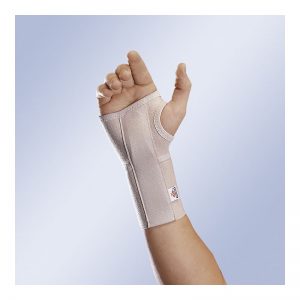 Muñequera con férula palmar