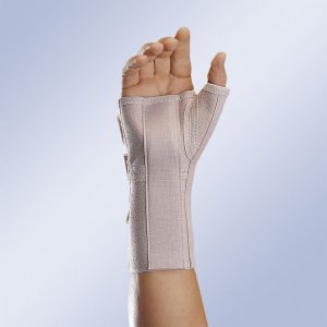 Muñequera con férula palmar y de pulgar