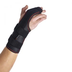 Muñequera con férula palmar y dorsal para 2º y/o 3º metacarpianos